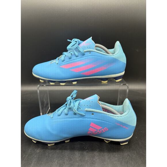 Adidas Mens X Speedflow.4 Flexible GW7518 Blue SoccerCleats Shoes Size 5.5 main image 6
